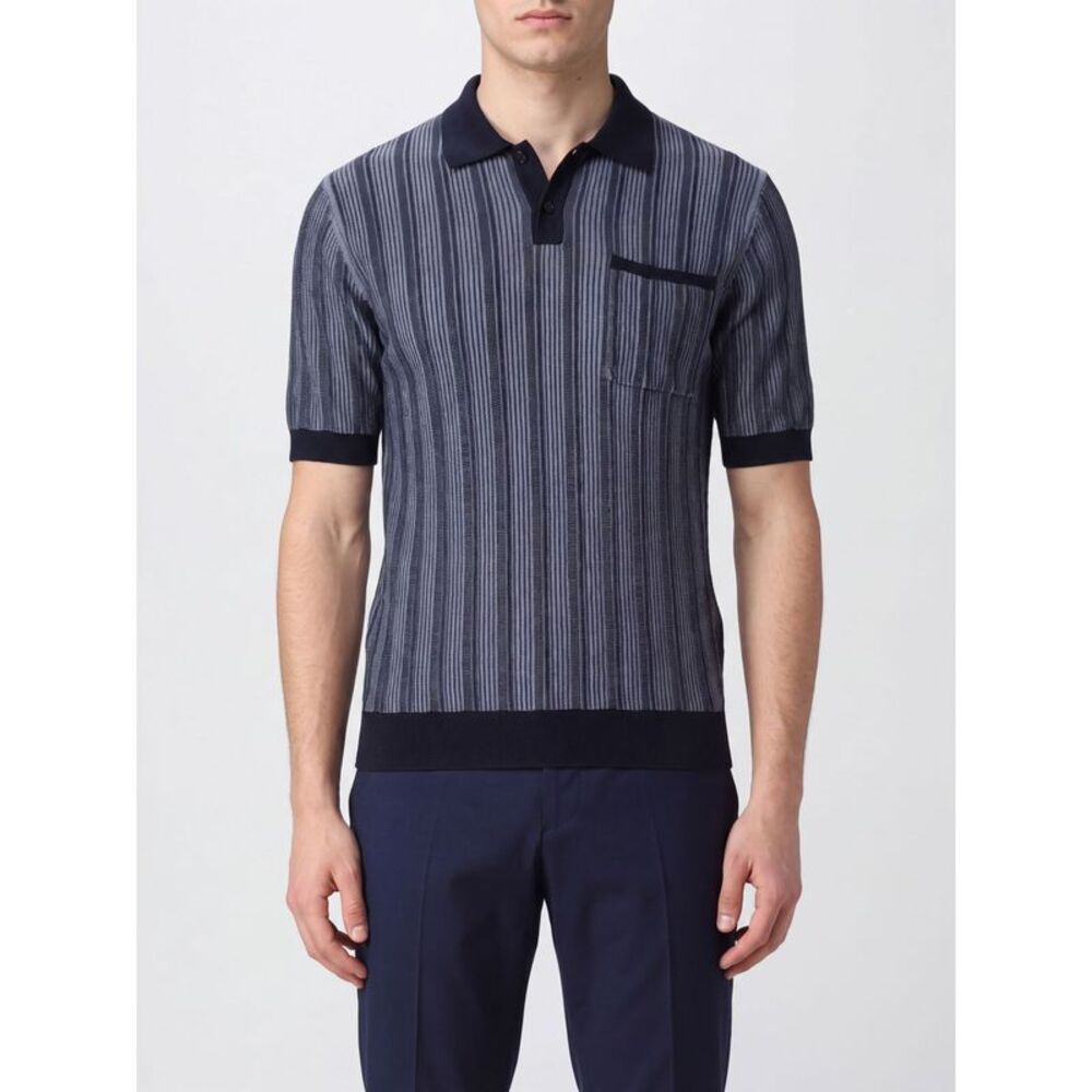 Ballantyne Polo Shirt Men Blue